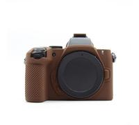 Para Nikon-Z50II Silicona Cámara Cubierta Protectora Caso Anti Scratch Anti Bump (Café)
