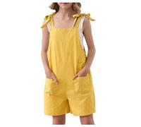 para niñas sin Mangas con Correa Ajustable para Atar Monos Cortos Ropa con Bolsillo Mono MAX