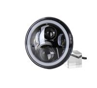 para Nine para T 2014 2015 2016 2017 2018 Faro LED Redondo De 7 Pulgadas. Faros Delanteras(Black 50W)