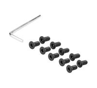 Para ninebot ES1, ES1E, ES4 juego de tornillos de scooter con llave de acero inoxidable para montaje y reemplazo del mástil de la frente (10 piezas)