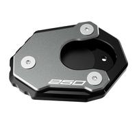 Para NINJA 250 300 Extensión De La Placa De Soporte Del Caballete Lateral De La Motocicleta POMPOMPUR(Grey 250)