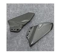 para Ninja 650 ER6F ER-6F ER 6F 2017-2019 Espejos De Motocicleta Winglets De Carenado Delantero Alerón De Alas Laterales Aerodinámicos Alerón Lateral De Motocicleta(A Glossy Carbon)