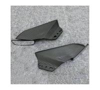 para Ninja 650 para ER6F para ER-6F para ER 6F 2017-2019 Espejos Motocicleta Winglets Carenado Delantero Alerón Alas Laterales Alerón Lateral para Motocicleta(B Matte Carbon)