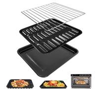Para Ninja foodi Air freidora dt251 dt201 dt200 horno de mesa de freidora de aire digital, 13,4 * 11,4 pulgadas de accesorios de bandeja de freidora de aire para reemplazar la bandeja de piezas