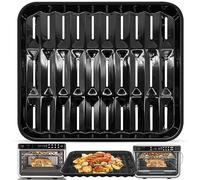 Para Ninja foodi Air freidora dt251 dt201 dt200 horno de mesa de freidora de aire digital, 13,4 * 11,4 pulgadas de accesorios de bandeja de freidora de aire para reemplazar la bandeja de piezas