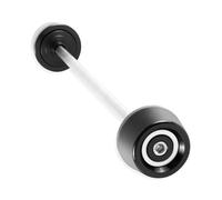 para Ninja H2 H2R ZH2 Z Motocicleta Eje Delantero Rueda Deslizante Almohadillas De Tope Protector Accesorios Alfombra anticaída(Black Silver Black)