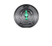 Para Ninja Para ZX-6R 636 ZX636R 2009-2018 ZX6R Para ZX 6R Tapa Depósito Combustible Incluye Sistema Encendido Sin Llave TapTapón De Depósito Moto(Black and Green)