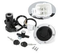 Para Ninja ZX1000 Para ZX10R 2011-2015 Para ZX6R ZX636 2013-2018 Bloqueo Interruptor Encendido Motocicleta Tapa Tanque Combustible Cerradura Asiento Cerradura De Encendido