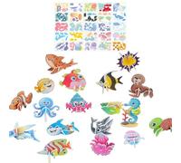 Para niños | 25 piezas DIY Creativo Manualidades | Puzzle desafío de montaje 3D | Para de cumpleaños, recuerdos, familia, aula, escuela, viaje