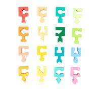 para Niños,Juego de Correspondencia de Formas Geométricas | Puzzle de 16 Piezas | para Niños Y Niñas De 4 A 6 Años para Aprender Jugando En Casa O Escuela