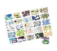 para niños | Juego de manualidades de papel creativo de 25 piezas - Puzle de papel creativo | para regalos de de cumpleaños, calendario de Adviento, aulas, viajes familiares y viajes escolares