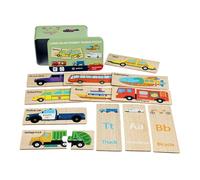 para Niños: Juego Interactivo De Rompecabizas con Tallos | Rompecabizas Educativo De Madera - Juguete De Rompecubezas De Pensamiento Lógico para Niños, Niñas, Viajes Escolares, Uso De Act