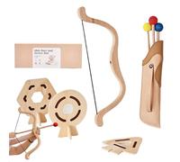 para niños, Juguete de Lanzamiento de Madera con 3 Objetivos, Principiante para niños y niñas de 4 a 8 años, Juego, Deportes, Juego, Actividades en Interiores y Exteriores, práctica en el