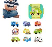 para Niños - Juguetes Educativos de Cartón con Temática Animada,Puzle para Niños Pequeños | para Fiestas Viajes Colegio Niñas Preescolar Navidad Regalos