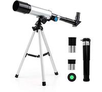 para niños, telescopio astronómico Profesional de 90 aumentos con 2 oculares y Lente Barlow de 1,5 aumentos con trípode para Principiantes.