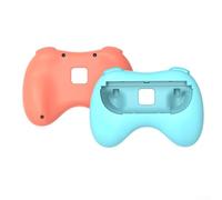 Para Nintendo Switch2 Controller Grip, mando de agarre de mango de juegos, manijas de accesorios de consola, 2 piezas negro, rojo-azul (rojo-azul)