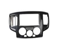 para Nissan NV200 2010 2011 2012 2013 2014 2015 2016 2017 2018 Embellecedor De Marco Consola Central De Salpicadero De Coche ABS MENSUNUBNM(Carbon Fiber Black)