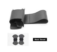 Para Nissan Para 200SX S15 2001-2002 Para Silvia Para Skyline Para R34 Para GTR Para GT-R 1998 1999 2000 2001 Funda Volante Cubre Volante Antideslizante(Black Thread)