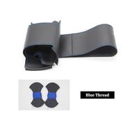 Para Nissan Para 200SX S15 2001-2002 Para Silvia Para Skyline Para R34 Para GTR Para GT-R 1998 1999 2000 2001 Funda Volante Volante Transpirable Cubierta(Blue Thread)