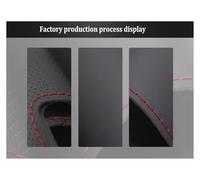 Para Nissan Para 200SX S15 Para Silvia Para Skyline Para R34 Para GTR 1998 1999 2000 2001 2002 Funda De Volante De Gamuza Negra Cosida A Mano Volante Transpirable Cubierta(Black Thread)