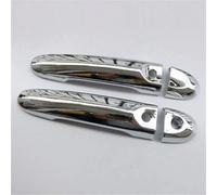 Para Nissan Para Juke 2010 2011 2012 2013 2014 2015 2016 ABS Cromado Manija Puerta Cubierta Accesorios Decorativos 4 Piezas(Style 2)