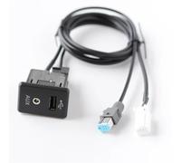 Para Nissan Para Kicks 2018 2019 Para NV 2014-2019 Para Altima 2013-2015 Adaptador Auxiliar De Coche Con Cable De 8 Pines Y 4 Pines 280234BA0B Audio Y Enchufe USB Puerto