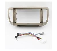 para Nissan para March para Micra K12 2002-2010 9 Pulgada Radio Fascia Marco con Cableado Arnes Estereo Salpicadero Instalación Kit Marco de Radio(Cable del Marco)