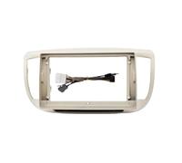 para Nissan para Marzo para Micra K12 2002-2010 9 Pulgadas Radio Coche Estéreo MP5 Reproductor Carcasa Marco 2 DIN Unidad Principal Instalación Fascia CFCKHPTHAZ(Set)