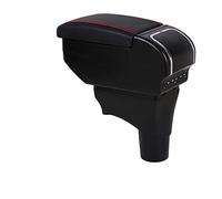 Para Nissan Para Marzo Para Micra K13 MK4 IV 2010-2022 Caja De Reposabrazos Caja De Almacenamiento De Contenido De Tienda Central Cenicero 9USB(F1 No USB)