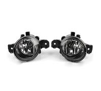 Para Nissan para marzo para Versa 2003-2015 parachoques delantero de coche, lámpara halógena diurna, luces antiniebla negras con foco H11