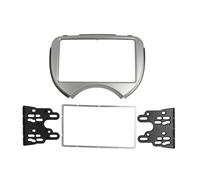 para Nissan para Micra para March Radio Fascia 2 DIN DVD Estereo Panel Dash Instalación CD Surround Marco Marco de Radio(178 x 100 mm)