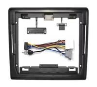 para Nissan para Pathfinder R51 para Navara D40 para Plataforma NP300 para Titan 9 Pulgada Coche Marco Fascia Adaptador Radio Salpicadero Panel Kit Marco de Radio(Cable del Marco)