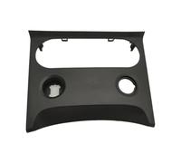 Para NISSAN Para QASHQAI 2008-2015 Panel CD Control De Aire Acondicionado Encendedor Cigarrillos Decorativo Marco Placa Frontal Radio(Double hole)
