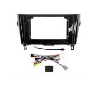 para Nissan para Qashqai 2016-2017 para X-Trail 2014-2018 Marco Panel Radio Estéreo Coche Compatible con Unidad Principal 2 DIN 10 Pulgadas Accesorios Coche(Frame and Cables)