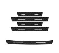 para Nissan para Qashqai J10 J11 2007-2021 5 Uds. Pegatina para Alféizar Puerta Coche Almohadillas Protectoras para Pedal De Parachoques Maletero