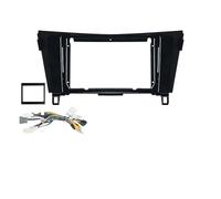 para Nissan para Qashqai para X-Trail 2015 2016 2017 2018 9 Pulgada Fascia Panel Audio En Salpicadero 2 DIN Radio Marco Adaptador Kit Marco de Radio(Cable CANbus del Marco)
