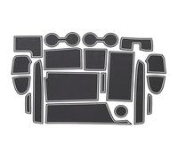 para Nissan para Serena C27 E-Power Alfombrilla Antideslizante para Ranura Puerta Almohadilla Goma para Posavasos Interior para Automóvil Alfombrilla Antideslizante Ranura Puerta(Bianco)