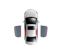 para Nissan para X-Trail para XTRAIL T32 para Rogue 2014-2021 Parasol para Ventana Lateral Trasera Automóvil Parasoles Laterales(2PCS Rear Windows)