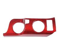 Para Nissan Z RZ34 400Z / Para Fairlady Z 2023-2026: Panel De Interruptores Y Salidas De Aire Del Climatizador En Fibra De Carbono Auténtica(Style C Red)