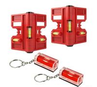 para nivel de Espíritu Plegable ABS Precisión 0.1 Grados para(Red)