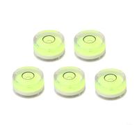 para nivel Ojo de Buey Circular, Plástico, para Herramientas(C(15x8mm)) | Para Carpintería y Hogar, Transparente y para preciso, para ideal para Profesionales, Hecho de Acrílico, 5 Unidades