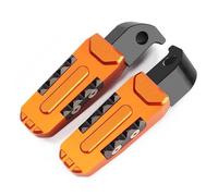 Para NMAX 155 NMAX155 Nmax 2015 2016 2017 2018 2019 2020 2021 Motocicleta Estriberas Traseras Reposapiés Rests Pasajero Moto Pedal Reposapiés(Orange)