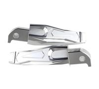 Para NMAX155 2015-2018 Reposapiés De Motocicleta Pedal De Estribo Trasero De Pasajero NMAX 125 Todos Los Años Reposapiés Motocicleta(Plata)