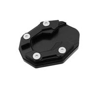 Para NMAX155 Para XMAX300 Scooter Motocicleta Bicicleta Soporte Extensor Pie Soporte Lateral Extensión Pad Placa De Soporte Base Extensión Pad(Black)