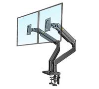 Para North Bayou Nb G32 Aleación de aluminio Montaje de doble monitor Brazo de resorte de gas Soporte de movimiento completo Para 22 32