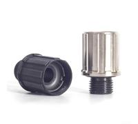 Para NOVATEC Compatible Bicicleta Cassette Hub Cuerpo Modelo 811s Ideal Performance Part (Plata)