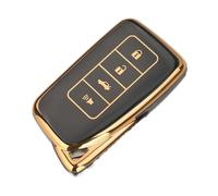 para NX IS RX ES GX LX LS UX GS 200 260 300 350 NX200 NX300 RX350 Funda Llave De Coche(4 Button Black)