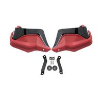 para NX500 NX 500 NX400 400 2023 2024 Guardamanos ABS para Motocicleta Protectores Parabrisas Protección contra El Viento A Mano(Red Black Set)