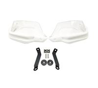 para NX500 NX400 NX 500 2023 2024 Protector Mano Dedicado Motocicleta Guardamanos Protectores De Manillar Parabrisas(White Clear Set)