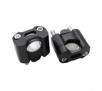 para Off Road Motocicleta Riser Adaptador 22mm a 28mm CNC para Off (negro)